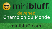 Patrick joue au Minibluff